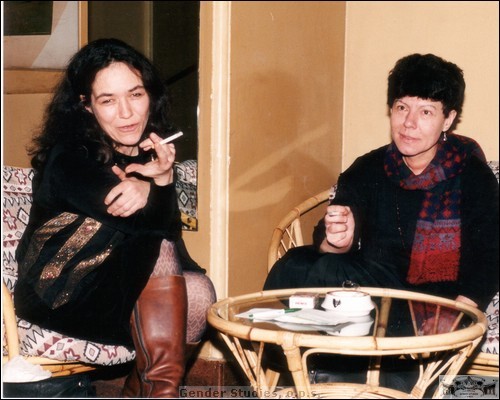 Jana Hradilková a Maruška Koudelková v 90. letech 