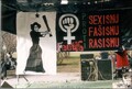 Feministická skupina 8. března při akci v roce 2001